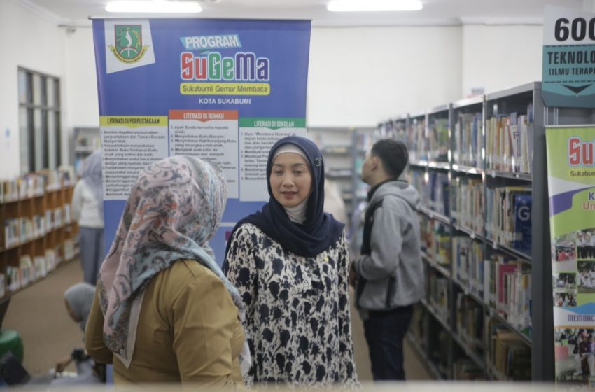  Desy Ratnasari Serap Aspirasi Langsung di Perpustakaan Daerah Kota Sukabumi