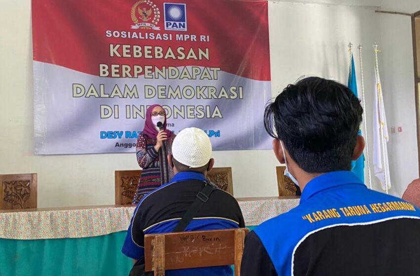  Desy: Kebebasan Berpendapat Diatur Dalam Sistem Demokrasi Indonesia