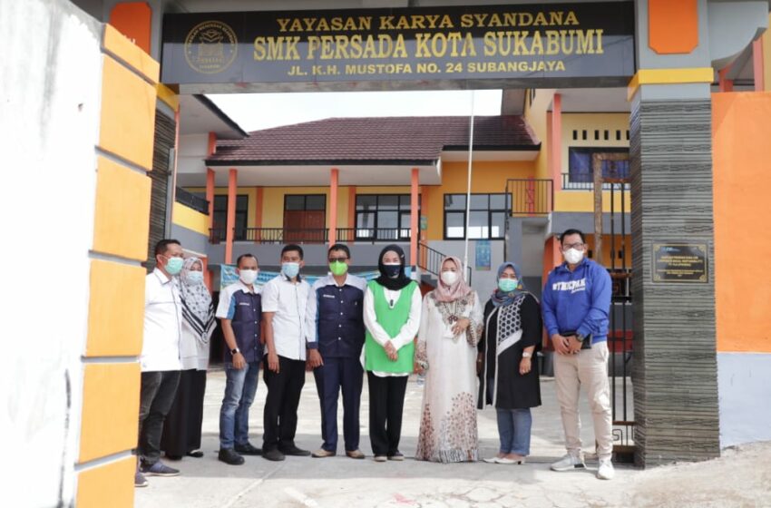  Desy Monitoring Langsung Aspirasi Bantuan Di SMK Persada Kota Sukabumi