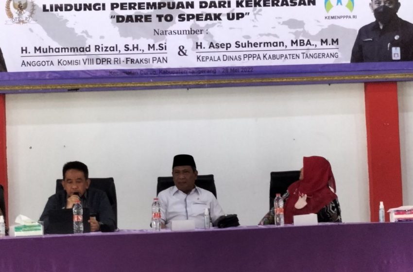 Muhammad Rizal Gelar Sosialisasi Perlindungan Perempuan Bersama Dinas PPPA Kabupaten Tangerang