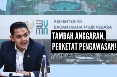 Abdul Hakim: Penambahan Anggaran BUMN Harus Diiringi Pengawasan Ketat