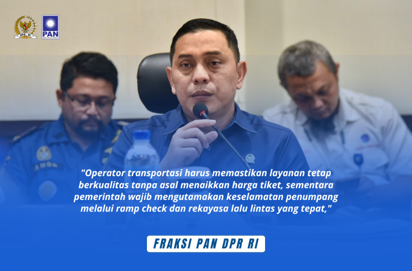  Jelang Nataru, Syauqie Ingatkan Operator Transportasi Nasional Jaga Kualitas Pelayanan