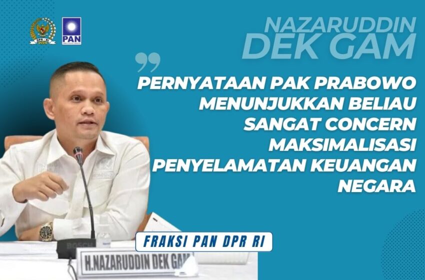  Dek Gam Dukung Pernyataan Prabowo Soal Pengampunan Koruptor dengan Pengembalian Uang Negara