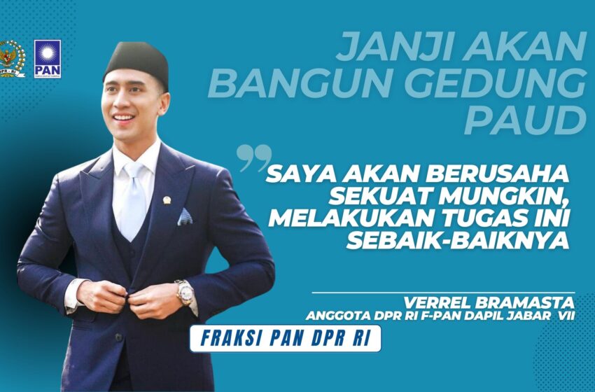  Verrel Bramasta Janji Bangun Paud, Pengajar Menangis Haru