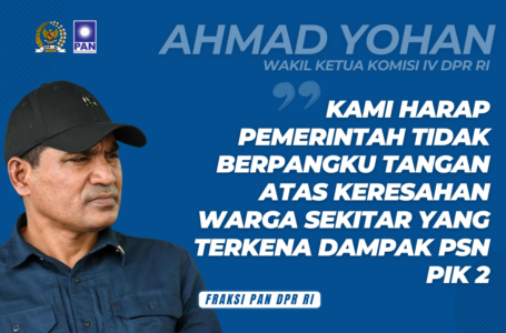 Ahmad Yohan Wakil Ketua Komisi IV DPR RI