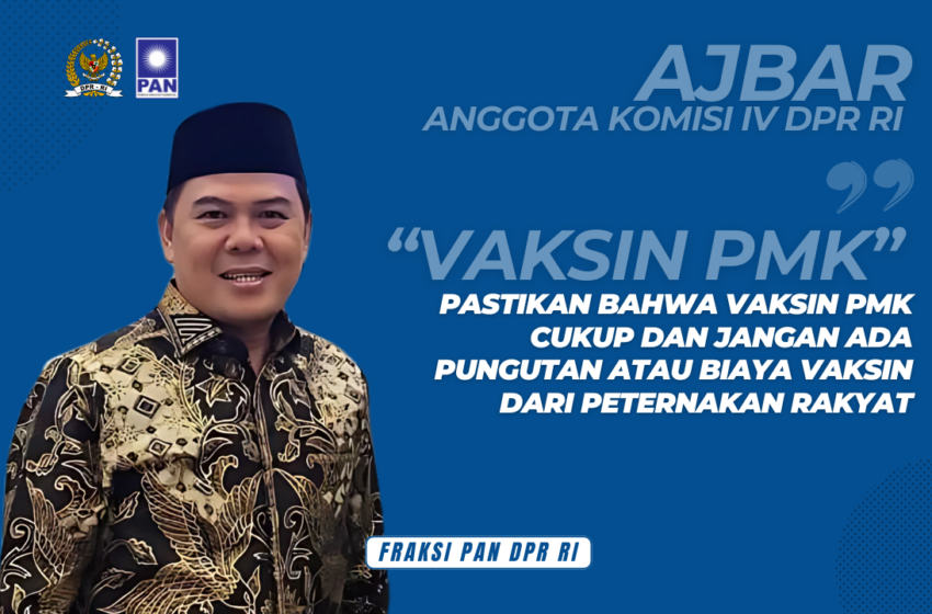  Ajbar Desak Pemerintah Pastikan Ketersediaan Vaksin PMK untuk Peternak