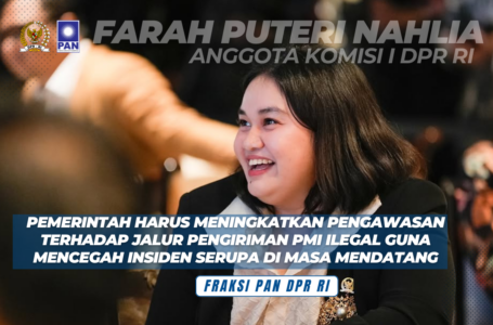 Farah Puteri Nahlia Anggota Komisi I DPR RI Fraksi PAN Desak Pemerintah Perketat Pengawasan Pengiriman Pekerja Migran