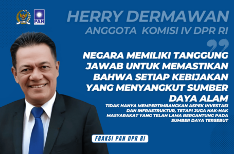 Herry Dermawan Anggota Komisi IV DPR RI Fraksi PAN