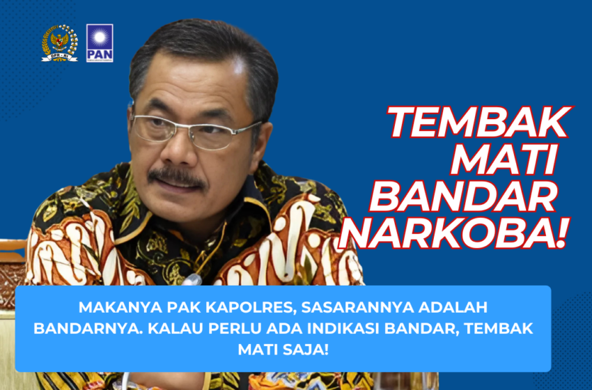  Sarifuddin Sudding Desak Penindakan Tegas terhadap Bandar Narkoba di Sulteng