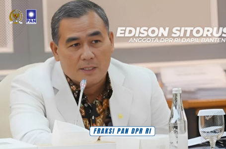 Edison Sitorus Anggota FPAN DPR RI Dapil Banten II