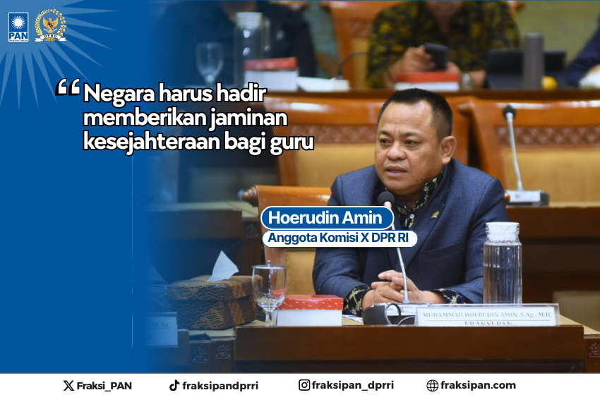  Hoerudin Amin Soroti Jaminan Kesejahteraan Guru dalam Pembahasan RUU Sisdiknas
