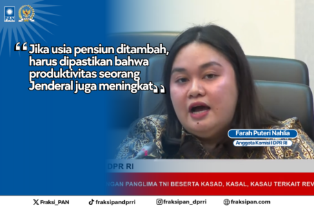 Farah Puteri Nahlia Anggota Komisi I DPR RI Fraksi PAN