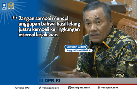 Sarifuddin Sudding Anggota Komisi III DPR RI
