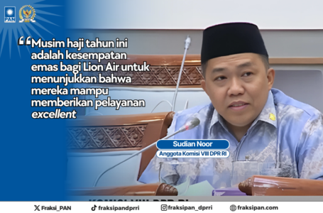 Sudian Noor Anggota DPR RI Fraksi PAN Dapil Kalsel II