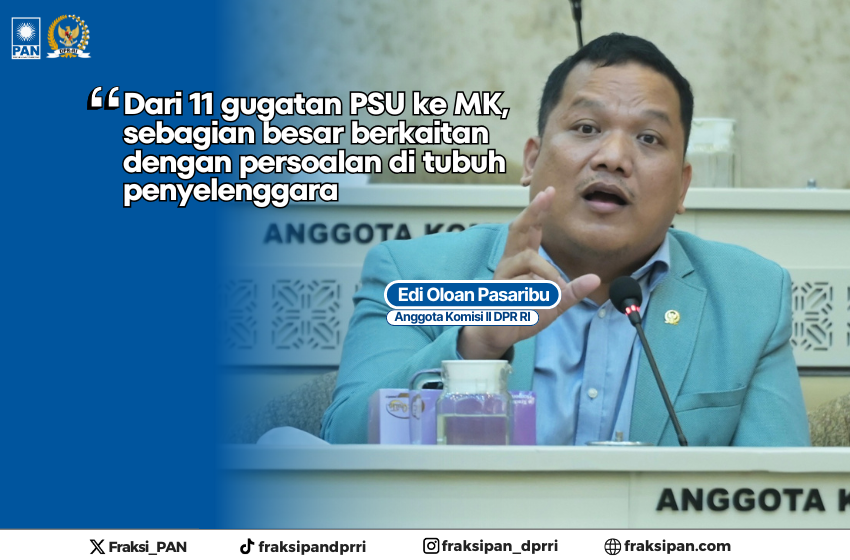 Rekomendasi Penggantian Penyelenggara Tidak Dijalankan oleh KPU Edi Oloan Pasaribu Desak Evaluasi Serius Penyelenggara PSU