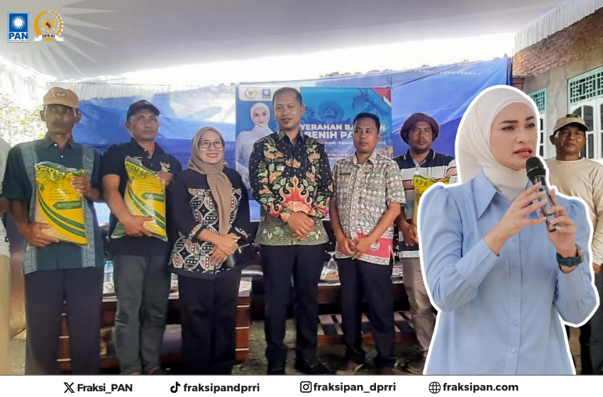  Bantu Benih Padi untuk 2.800 Hektare Sawah di Pesawaran, Putri Zulhas Dorong Swasembada Pangan