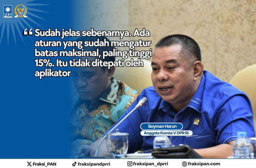 Boyman Harun Soroti Aplikator Langgar Batas Maksimal Potongan, Sebut “Dosanya Sudah Terlalu Besar”