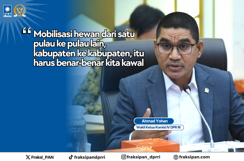 Ahmad Yohan Soroti Penyakit Hewan dan Lemahnya Karantina Jelang Idul Adha