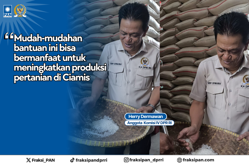 Sidak di Gudang Bulog Cisaga, Herry Dermawan Pastikan Ketersediaan dan Penyerapan Beras Lokal